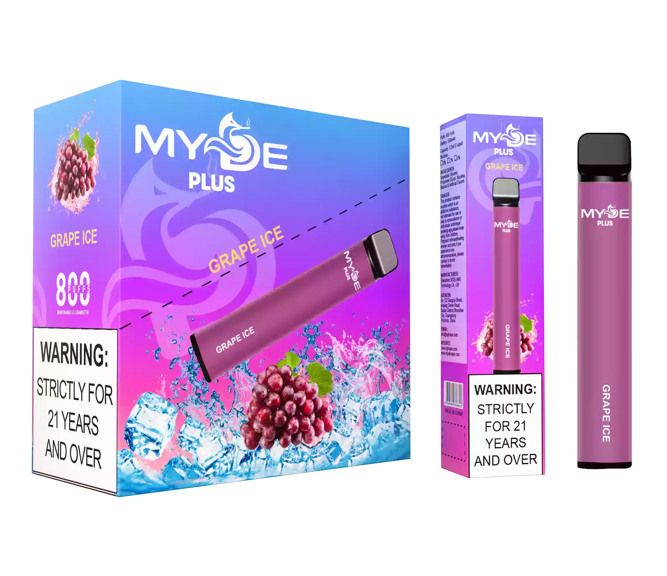 MYDE PLUS 800 Puffs Disposable Vape – Smooth Draws & Rich Flavors (18) MYDE PLUS 800 Puffs Disposable Vape – Smooth Draws & Rich Flavors (18)