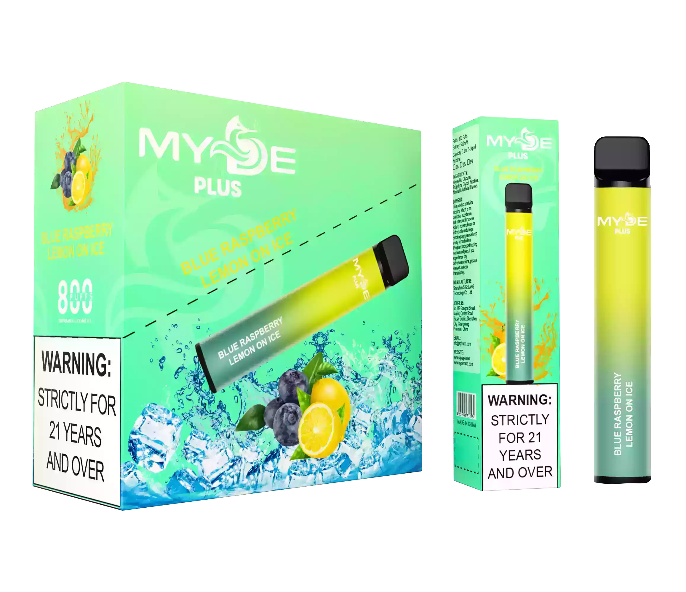 MYDE PLUS 800 Puffs Disposable Vape – Smooth Draws & Rich Flavors (20) MYDE PLUS 800 Puffs Disposable Vape – Smooth Draws & Rich Flavors (20)