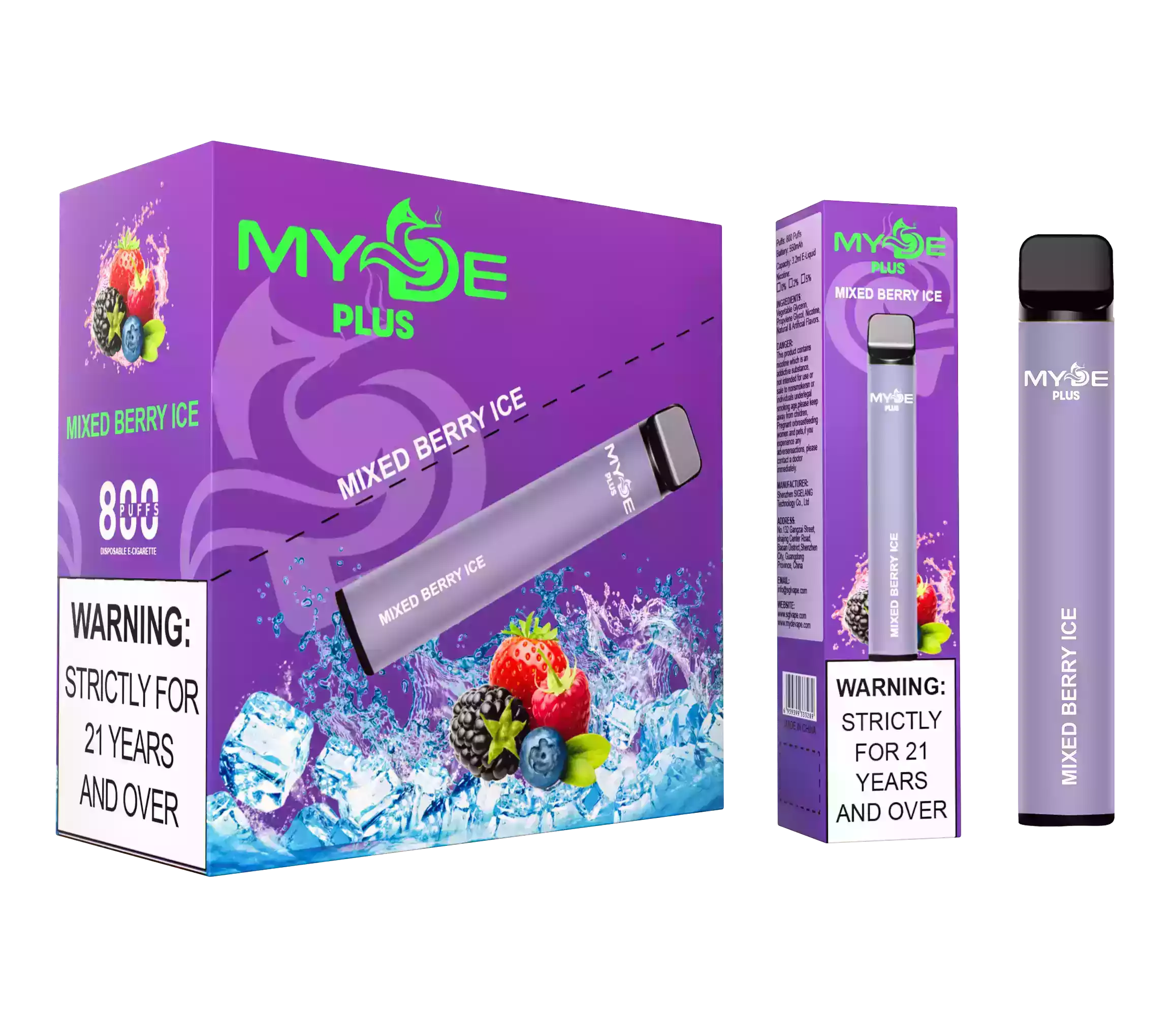 MYDE PLUS 800 Puffs Disposable Vape – Smooth Draws & Rich Flavors (21) MYDE PLUS 800 Puffs Disposable Vape – Smooth Draws & Rich Flavors (21)