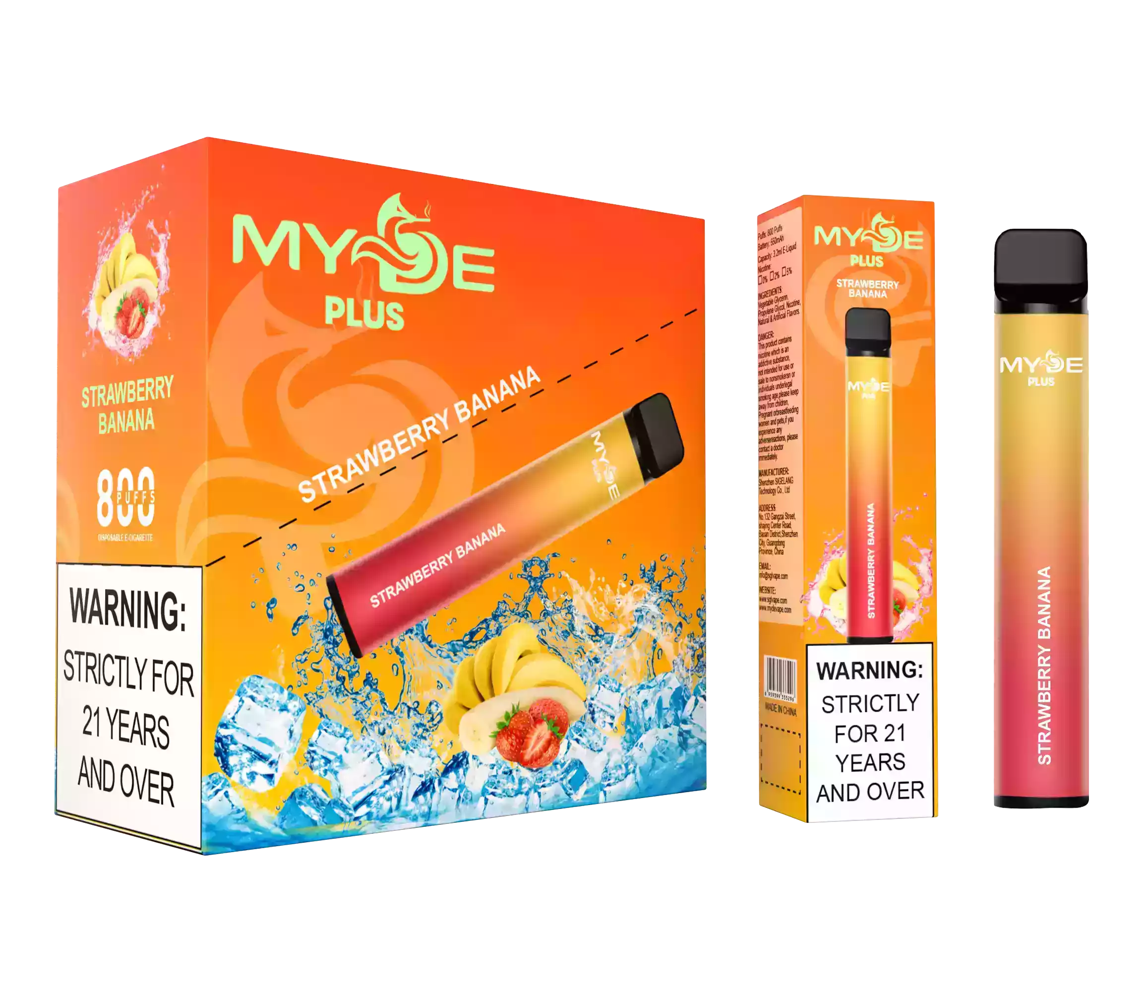 MYDE PLUS 800 Puffs Disposable Vape – Smooth Draws & Rich Flavors (22) MYDE PLUS 800 Puffs Disposable Vape – Smooth Draws & Rich Flavors (22)