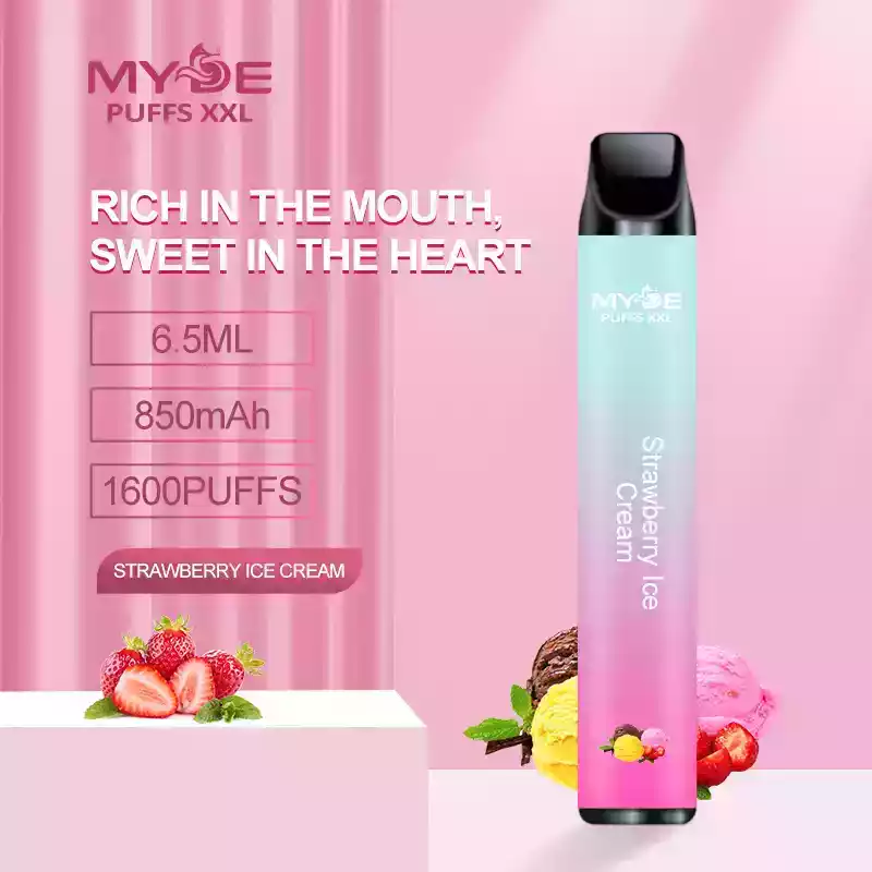 MYDE PUFFS XXL 1600 Puffs Disposable Vape – Long-Lasting Flavor with Ultimate Portability (12) MYDE PUFFS XXL 1600 Puffs Disposable Vape – Long-Lasting Flavor with Ultimate Portability (12)