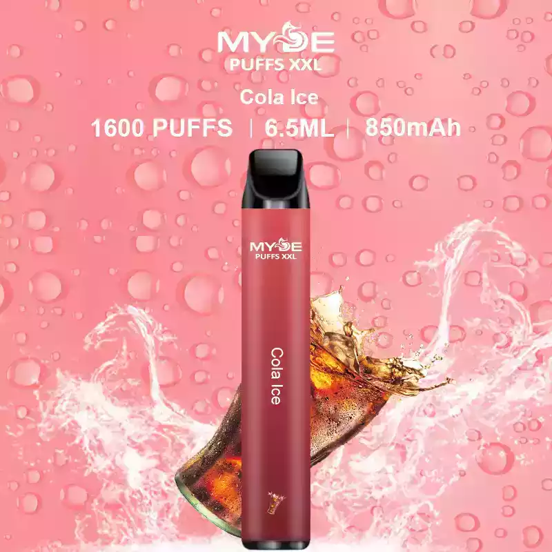 MYDE PUFFS XXL 1600 Puffs Disposable Vape – Long-Lasting Flavor with Ultimate Portability (3) MYDE PUFFS XXL 1600 Puffs Disposable Vape – Long-Lasting Flavor with Ultimate Portability (3)