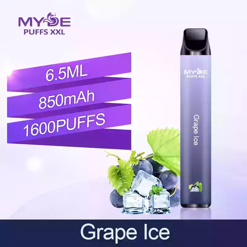 MYDE PUFFS XXL 1600 Puffs Disposable Vape – Long-Lasting Flavor with Ultimate Portability (6) MYDE PUFFS XXL 1600 Puffs Disposable Vape – Long-Lasting Flavor with Ultimate Portability (6)