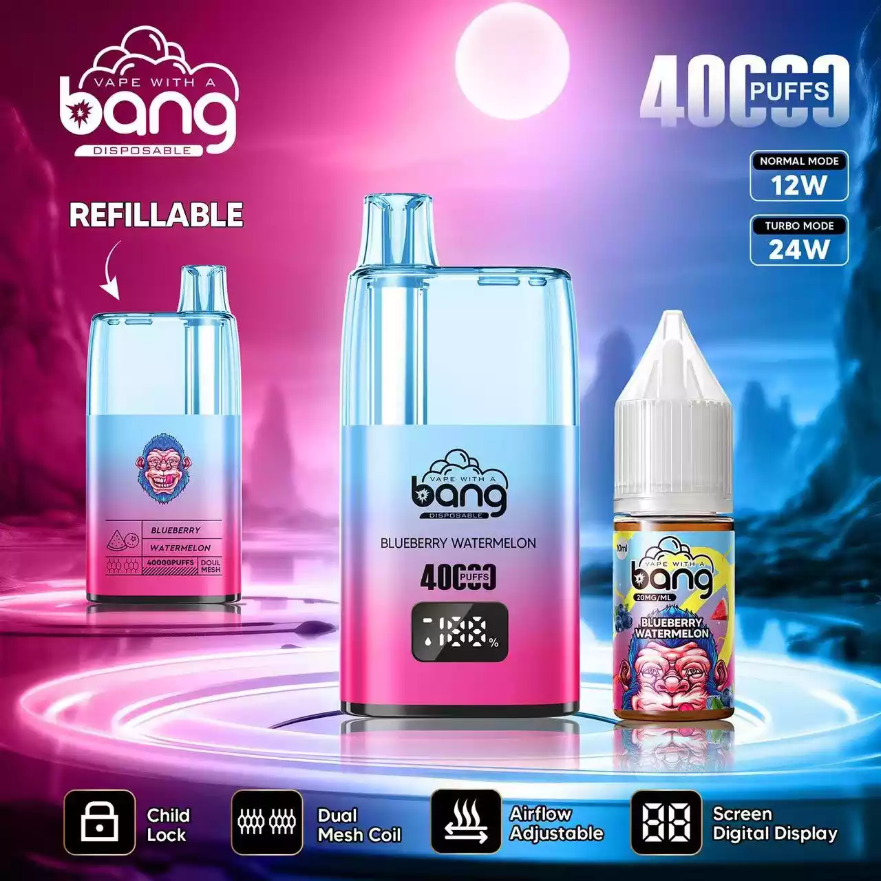 New Products BANG 40K B40S 0% 2% 3% 5% Nicotine 36ml Prefilled A Stellar Vaping Experience (7) New Products BANG 40K B40S 0% 2% 3% 5% Nicotine 36ml Prefilled A Stellar Vaping Experience (7)