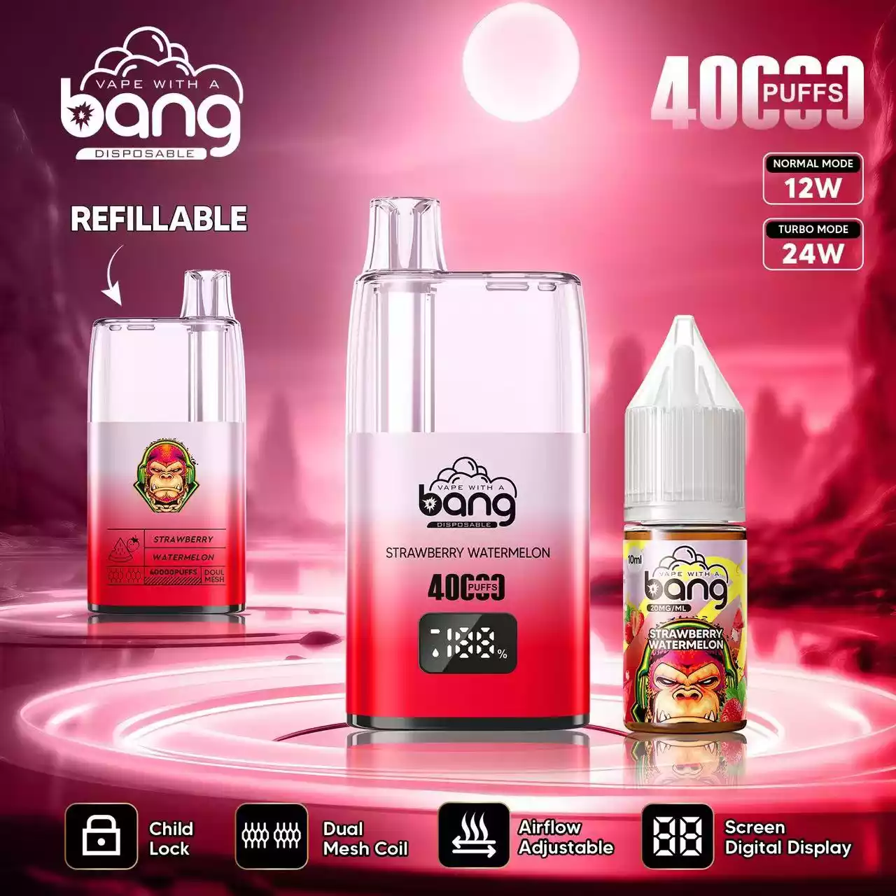 New Products BANG 40K B40S 0% 2% 3% 5% Nicotine 36ml Prefilled A Stellar Vaping Experience (9) New Products BANG 40K B40S 0% 2% 3% 5% Nicotine 36ml Prefilled A Stellar Vaping Experience (9)