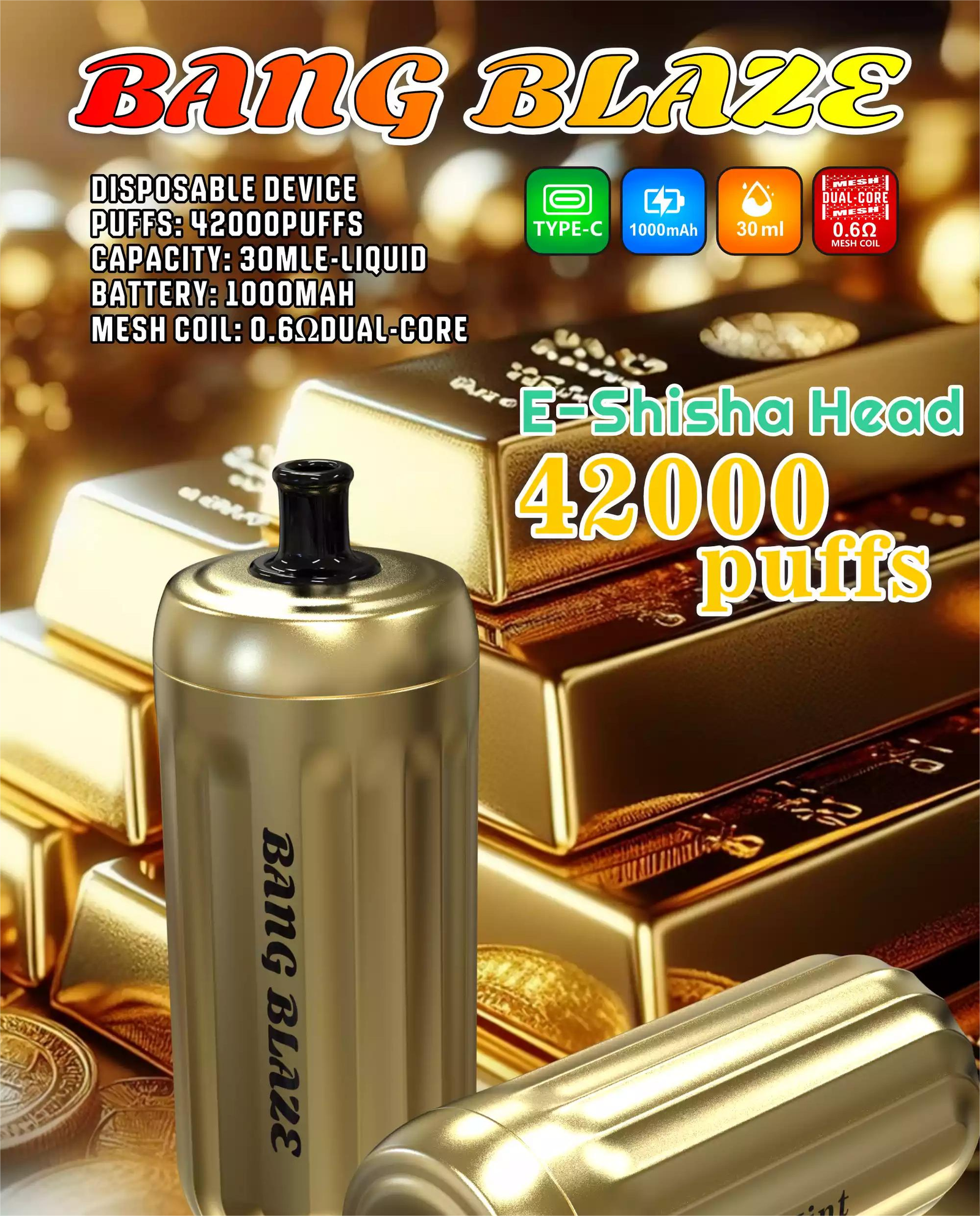New Products BANG 42000 BLAZE 0% 2% 3% 5% Nicotine 30ml Prefilled A Stellar Vaping Experience (1)(1)(1) New Products BANG 42000 BLAZE 0% 2% 3% 5% Nicotine 30ml Prefilled A Stellar Vaping Experience (1)(1)(1)