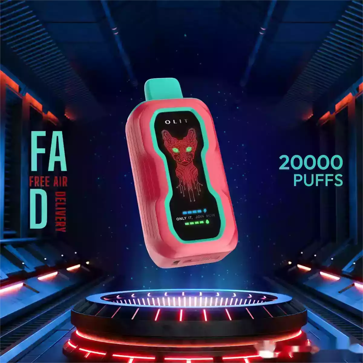 OLIT FAD 20000 Puffs High-Capacity Disposable Vape with LED Display and Type-C Charging (11) OLIT FAD 20000 Puffs High-Capacity Disposable Vape with LED Display and Type-C Charging (11)
