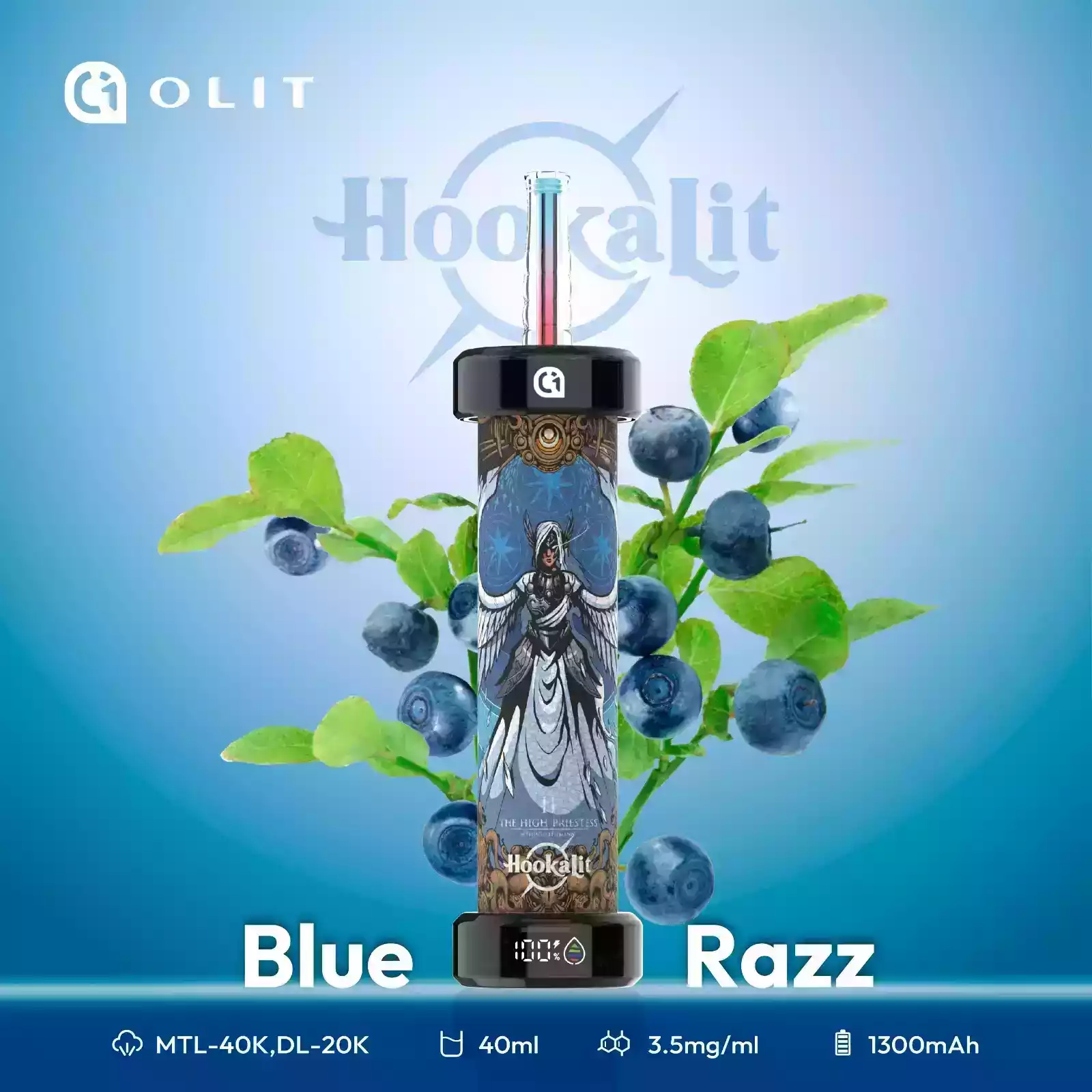 OLIT HOOKALT 40000 Puffs Disposable Vape 0.35% Nicotine with 40ml E-Liquid for Long-Lasting Flavor (1) OLIT HOOKALT 40000 Puffs Disposable Vape 0.35% Nicotine with 40ml E-Liquid for Long-Lasting Flavor (1)