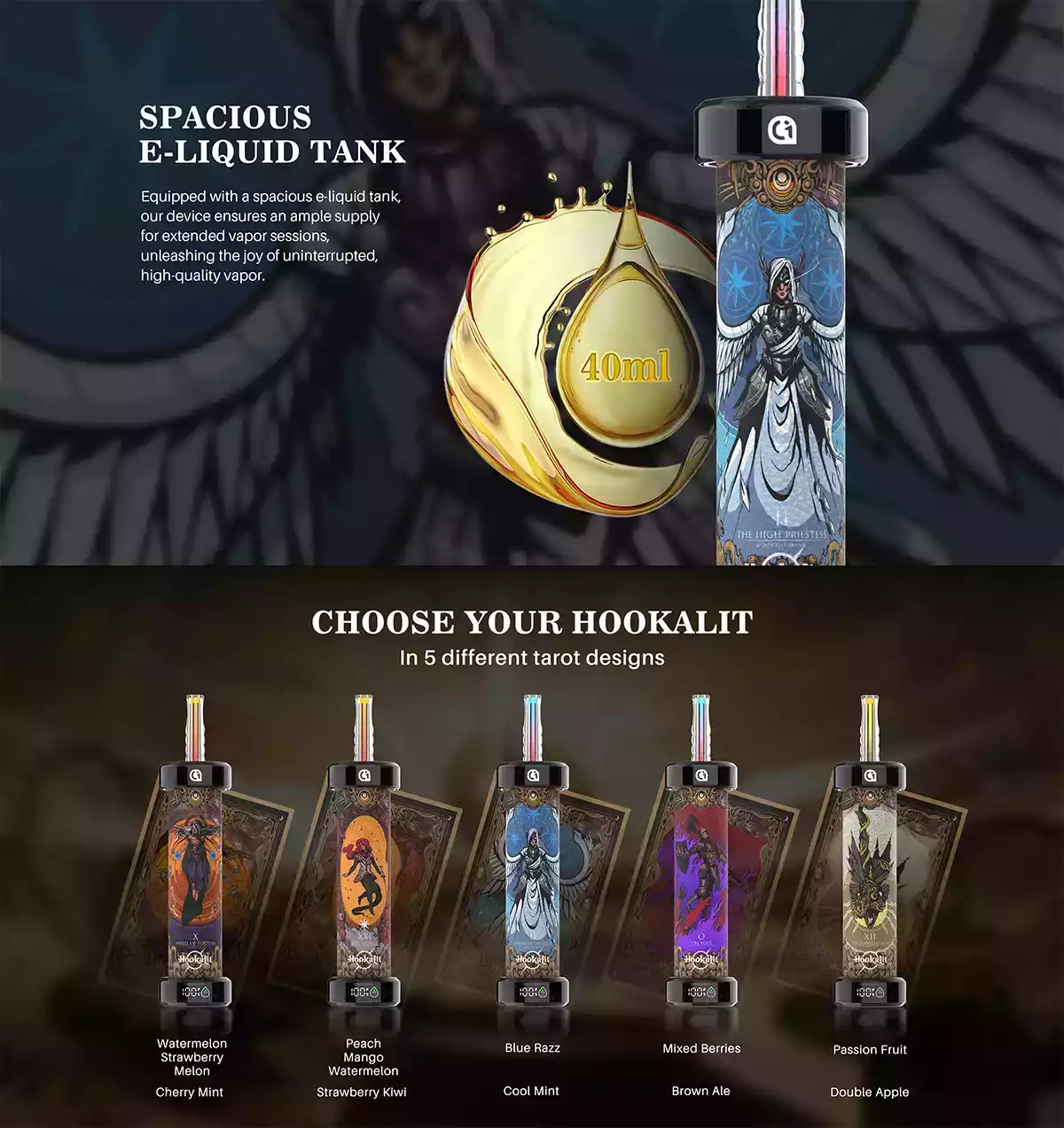 OLIT HOOKALT 40000 Puffs Disposable Vape 0.35% Nicotine with 40ml E-Liquid for Long-Lasting Flavor (6) OLIT HOOKALT 40000 Puffs Disposable Vape 0.35% Nicotine with 40ml E-Liquid for Long-Lasting Flavor (6)