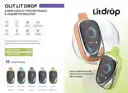 OLIT LIT DROP 25000 Puffs Disposable Vape 0.35% Nicotine – 25ml E-Liquid for a Smooth Vaping Experience (4) OLIT LIT DROP 25000 Puffs Disposable Vape 0.35% Nicotine – 25ml E-Liquid for a Smooth Vaping Experience (4)