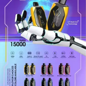  OLIT LT X 15000 Puffs Wholesale Disposable Vape with 22ml Prefilled Liquid and Dual Mesh Coil