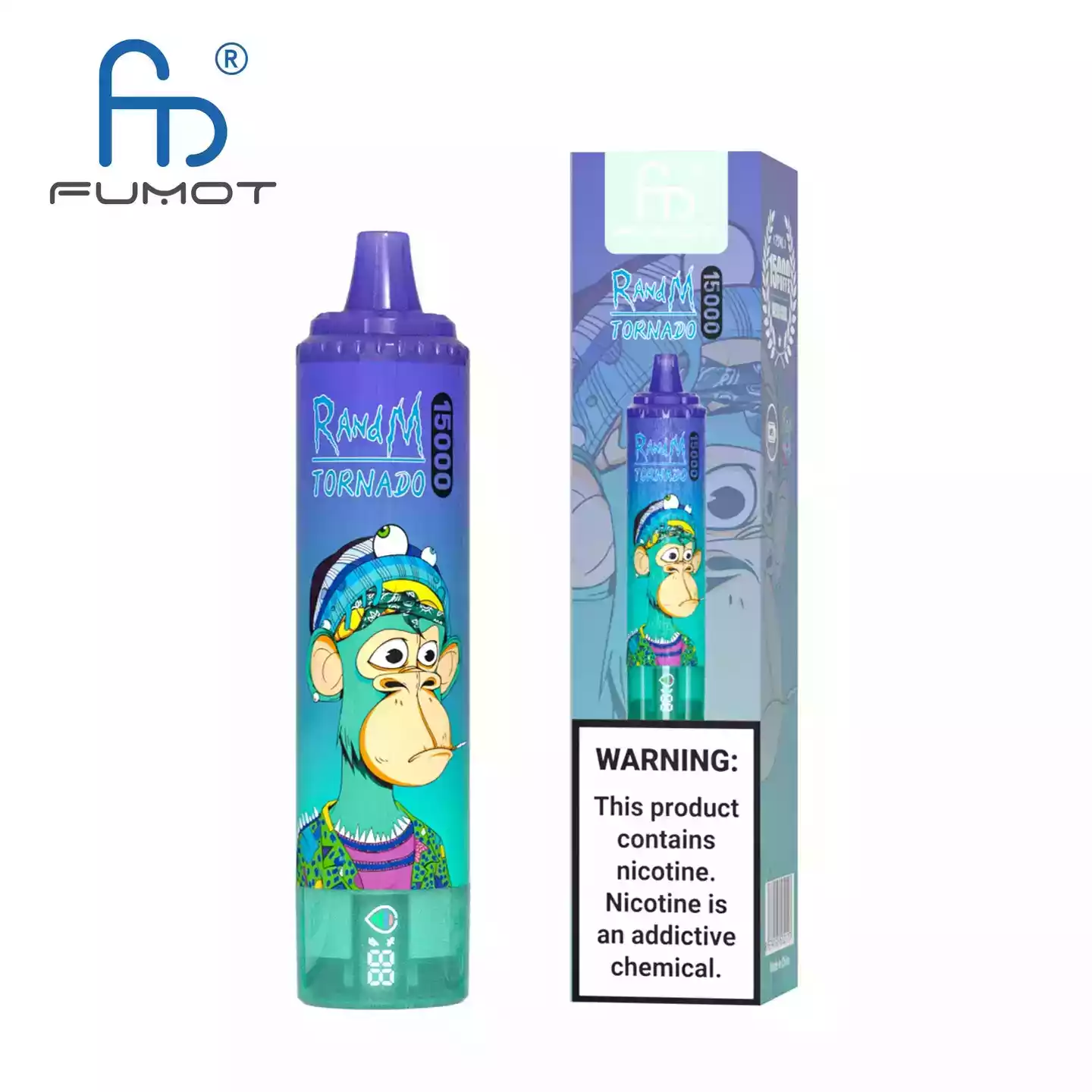 RandM Tornado 15000 Puffs Einweg Vape mit 25ml E-Liquid und Mesh Coil (1) RandM Tornado 15000 Puffs Einweg Vape mit 25ml E-Liquid und Mesh Coil (1)