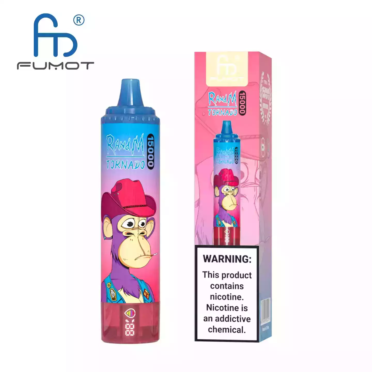 RandM Tornado 15000 Puffs Einweg Vape mit 25ml E-Liquid und Mesh Coil (10) RandM Tornado 15000 Puffs Einweg Vape mit 25ml E-Liquid und Mesh Coil (10)