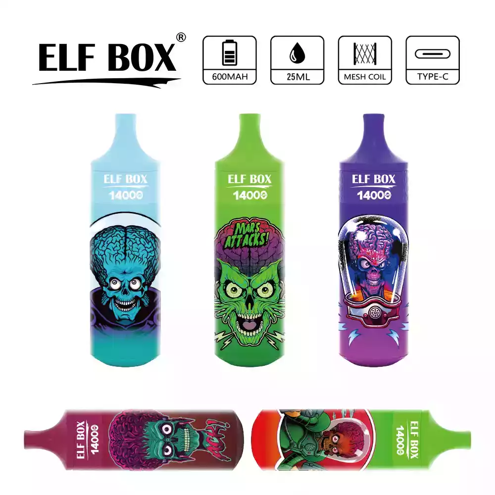 Titel ELF BOX RGB 14000 Puffs Vapeador Desechable0% 2% 3% 5% NicotineLatest Bolígrafo Vapeador Desechable (4) Titel ELF BOX RGB 14000 Puffs Vapeador Desechable0% 2% 3% 5% NicotineLatest Bolígrafo Vapeador Desechable (4)