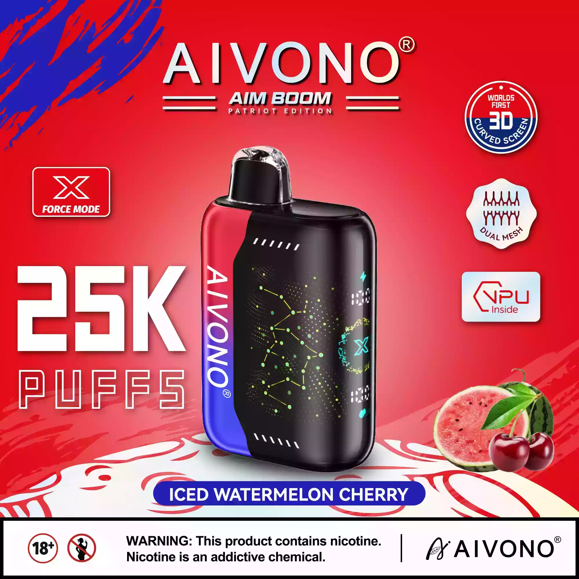 Top-Rated AIVONO AIM BOOM 25000 Puffs Einweg-Vape mit 28ml vorgefülltem Liquid und Mesh Coil (1) (2) Top-Rated AIVONO AIM BOOM 25000 Puffs Einweg-Vape mit 28ml vorgefülltem Liquid und Mesh Coil (1) (2)