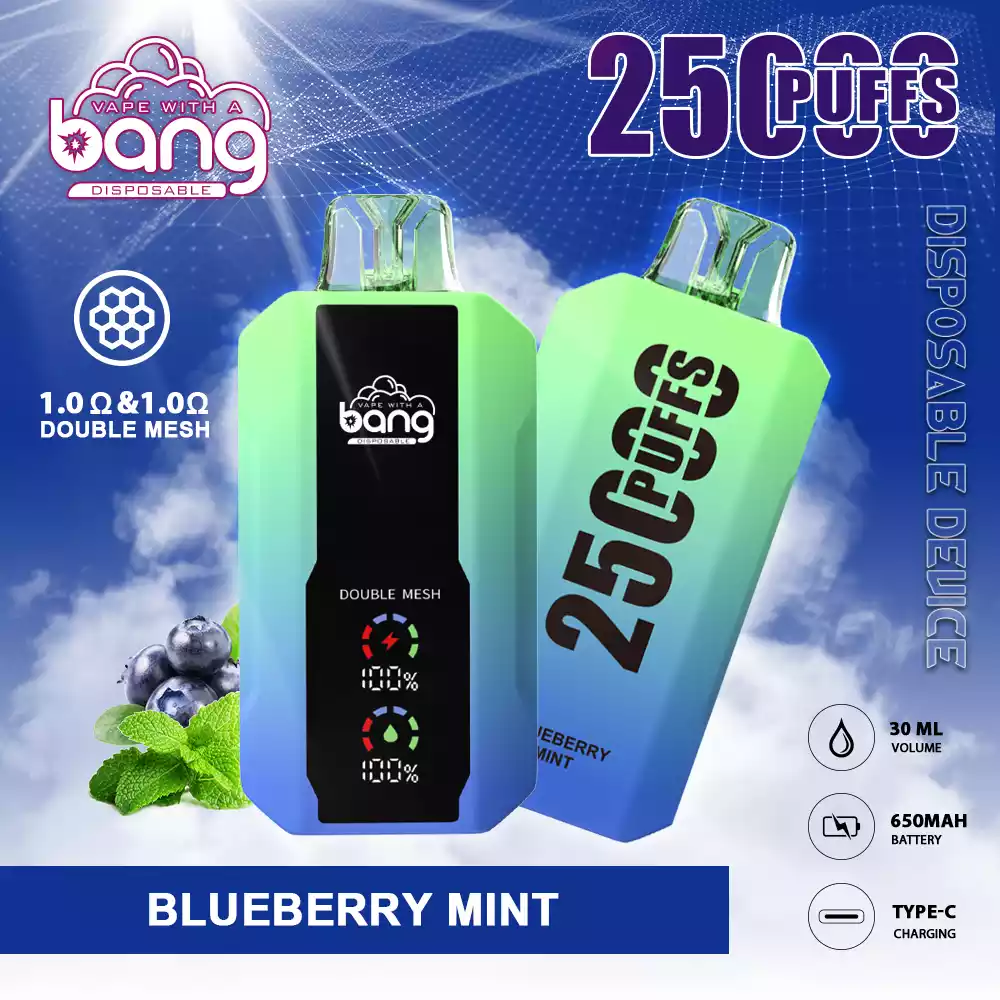 Top Seller Bang 25000 Puffs Wholesale Disposable Vape with 30ml Prefilled Liquid and Mesh Coil (11) Top Seller Bang 25000 Puffs Wholesale Disposable Vape with 30ml Prefilled Liquid and Mesh Coil (11)