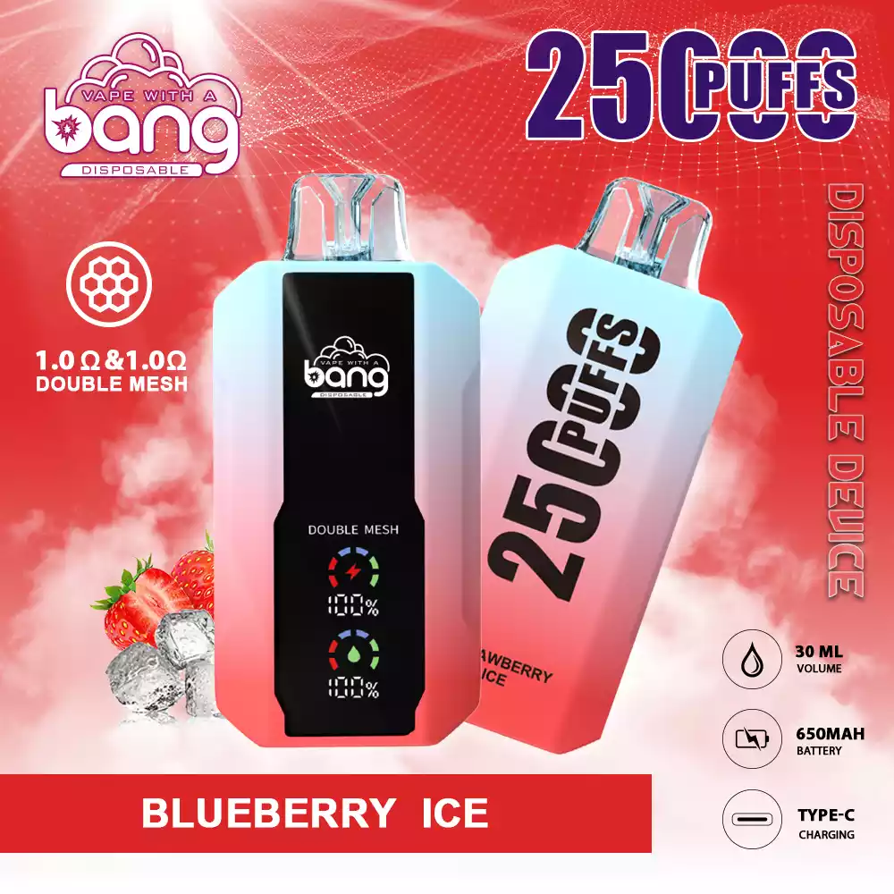 Top Seller Bang 25000 Puffs Wholesale Disposable Vape with 30ml Prefilled Liquid and Mesh Coil (7) Top Seller Bang 25000 Puffs Wholesale Disposable Vape with 30ml Prefilled Liquid and Mesh Coil (7)