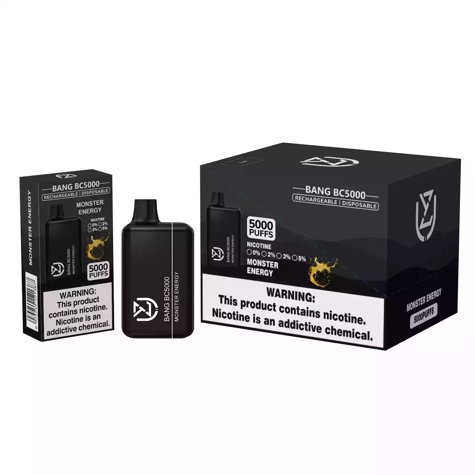 UZY Bang BC5000 Puffs 0% 2% 3% Nicotine Latest Original Disposable Vape Pen (1) UZY Bang BC5000 Puffs 0% 2% 3% Nicotine Latest Original Disposable Vape Pen (1)