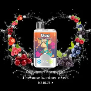 Uwin Twins Crystal 40000 Puffs 0%2%, 3%, 5% Nicotine, Mesh Coil Disposable Vape Pen