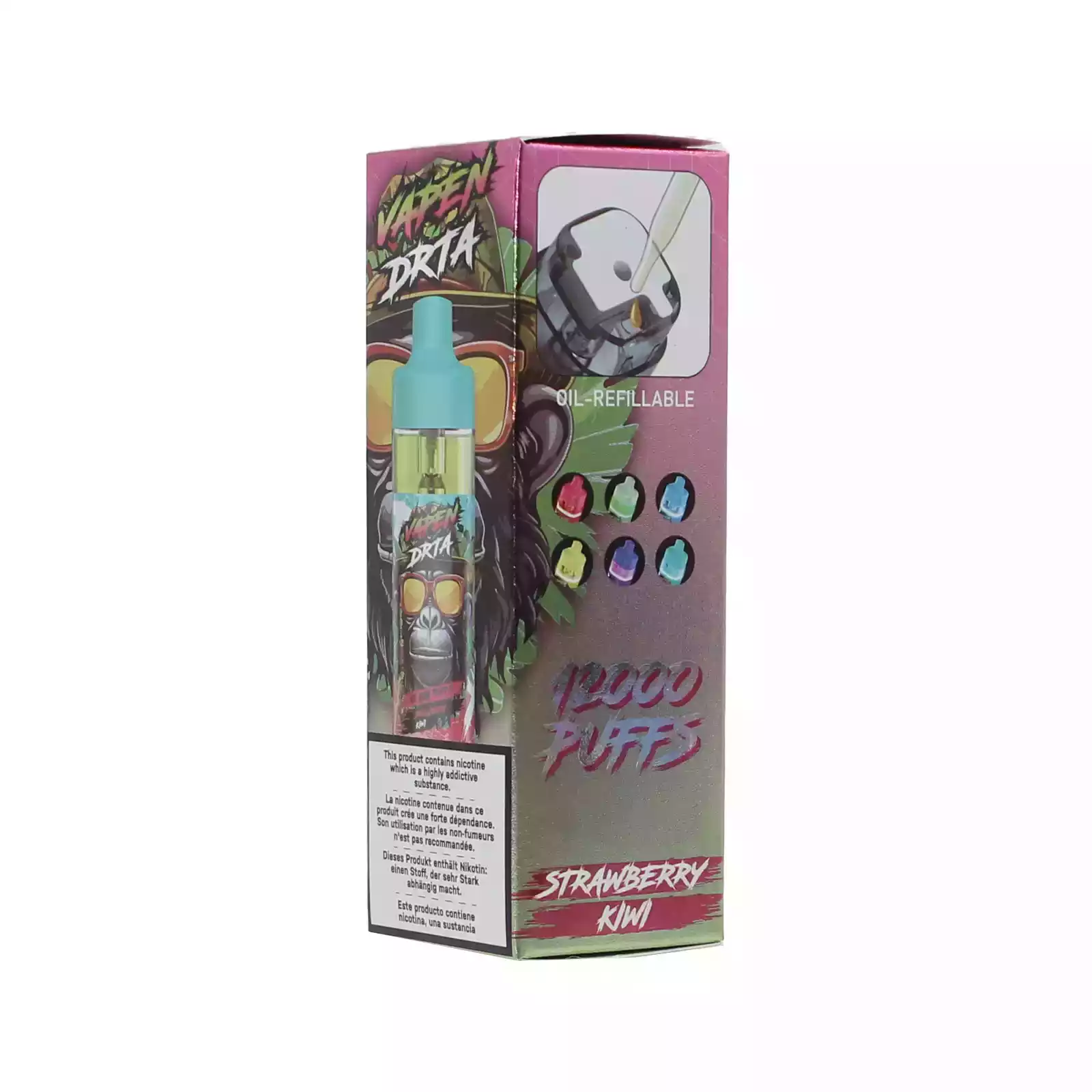 VAPEN TITAN 10000 PUFFS Single-Use E-Cigarette with Refillable E-Liquid Design (17) VAPEN TITAN 10000 PUFFS Single-Use E-Cigarette with Refillable E-Liquid Design (17)