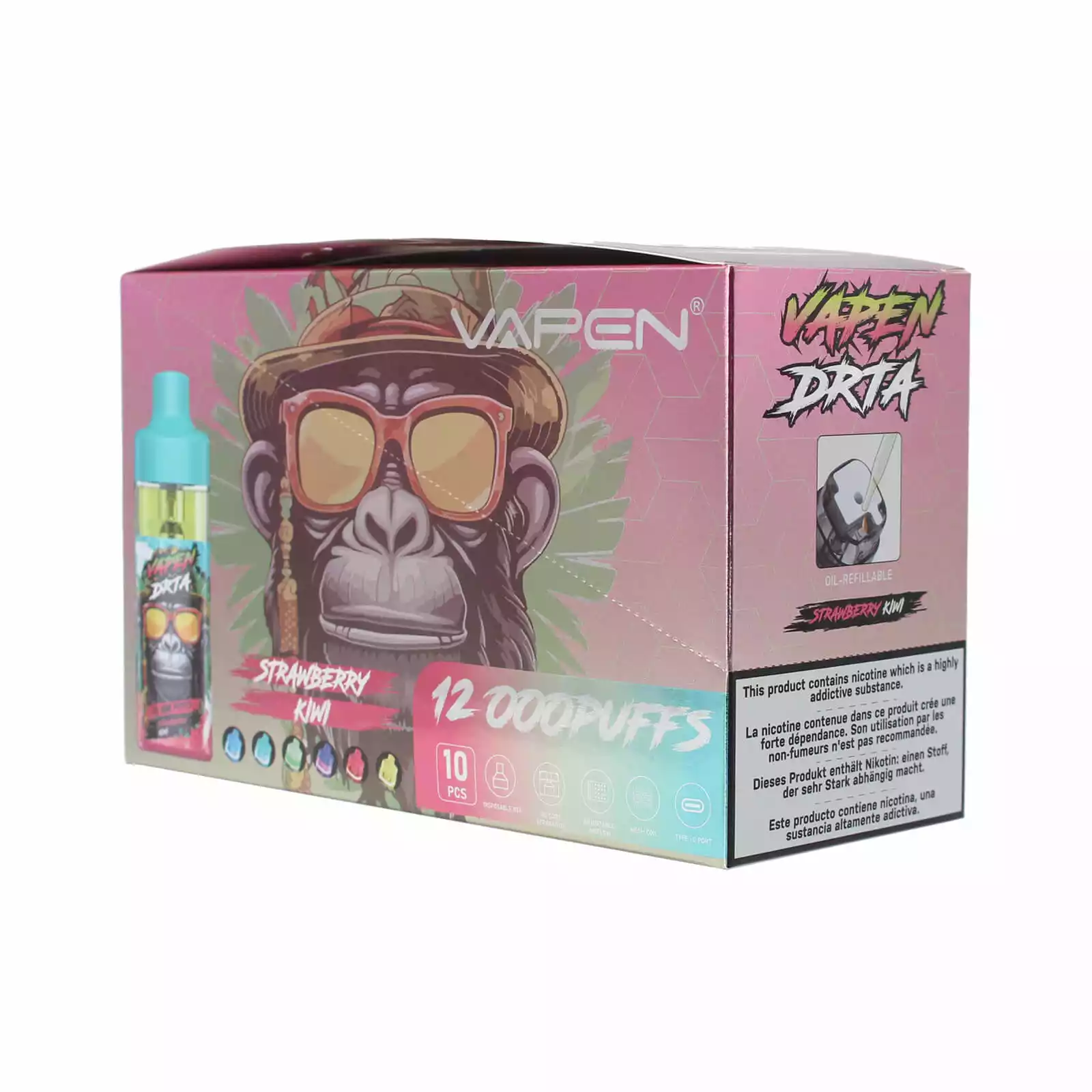 VAPEN TITAN 10000 PUFFS Single-Use E-Cigarette with Refillable E-Liquid Design (3) VAPEN TITAN 10000 PUFFS Single-Use E-Cigarette with Refillable E-Liquid Design (3)