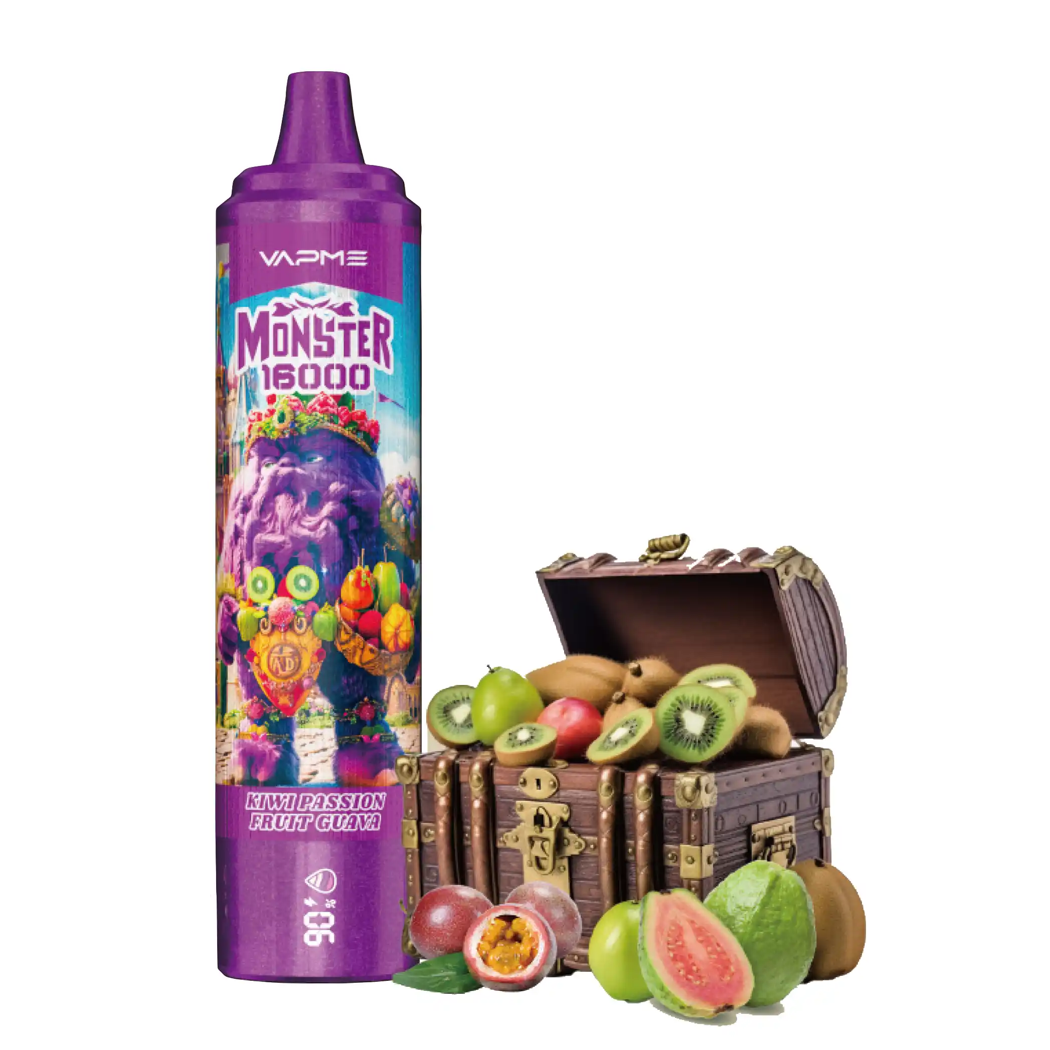 VAPME MONSTER 16000 Puffs 2%, 5% Nicotine, Mesh Coil Disposable Vape Pen (10) VAPME MONSTER 16000 Puffs 2%, 5% Nicotine, Mesh Coil Disposable Vape Pen (10)
