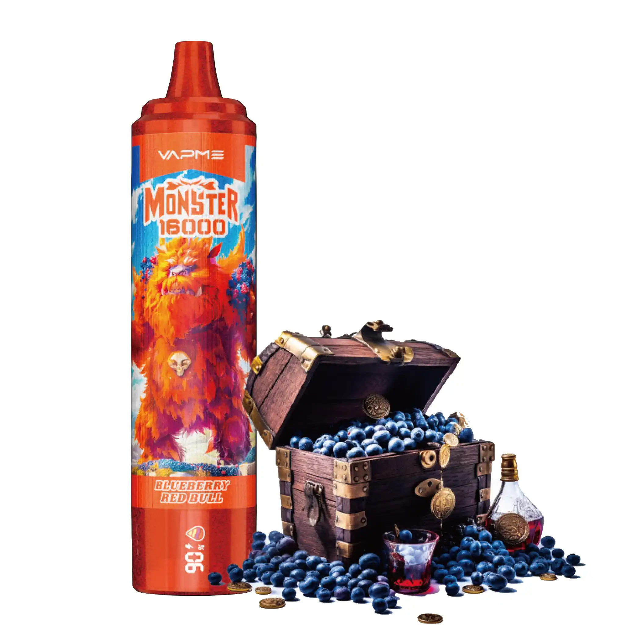 VAPME MONSTER 16000 Puffs 2%, 5% Nicotine, Mesh Coil Disposable Vape Pen (11) VAPME MONSTER 16000 Puffs 2%, 5% Nicotine, Mesh Coil Disposable Vape Pen (11)