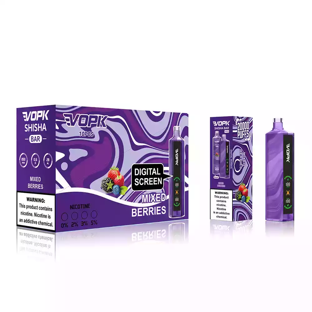VOPK 20000 Puffs Disposable Vape with 28ml Prefilled Liquid and Large Display (10) VOPK 20000 Puffs Disposable Vape with 28ml Prefilled Liquid and Large Display (10)