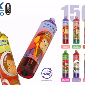 VOPK TORNADO 15000 Puffs Disposable Vape with Mesh Coil and Prefilled Liquid