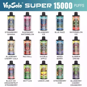 Vapsolo Super 15000 Puffs Disposable Vape – Enhanced Mesh Coil & Adjustable Airflow