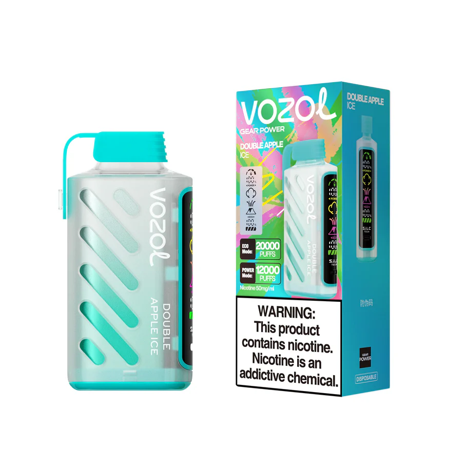 Vozol Gear Power 20K Puffs Three Tanks, LCD Display, Mesh Coil Disposable Vape Pen (2) Vozol Gear Power 20K Puffs Three Tanks, LCD Display, Mesh Coil Disposable Vape Pen (2)