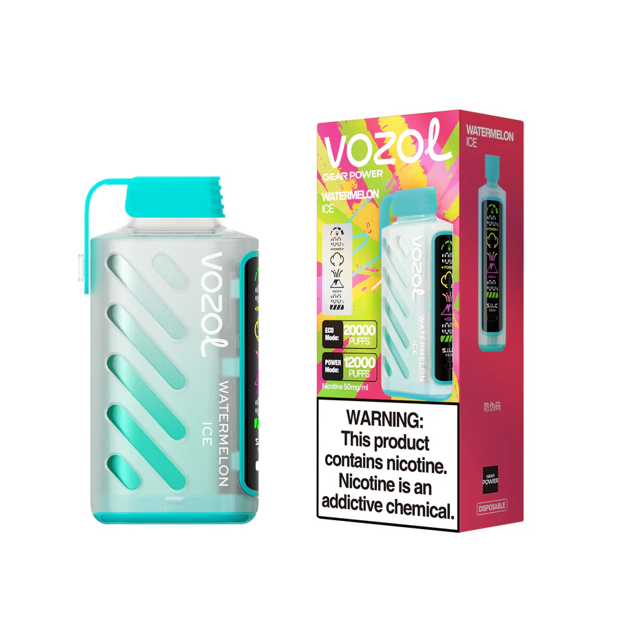 Vozol Gear Power 20K Puffs Three Tanks, LCD Display, Mesh Coil Disposable Vape Pen (6) Vozol Gear Power 20K Puffs Three Tanks, LCD Display, Mesh Coil Disposable Vape Pen (6)