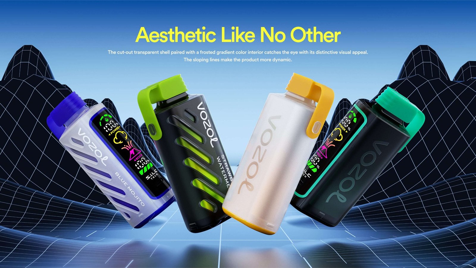Vozol Gear Power 20K Puffs Three Tanks, LCD Display, Mesh Coil Disposable Vape Pen (7) Vozol Gear Power 20K Puffs Three Tanks, LCD Display, Mesh Coil Disposable Vape Pen (7)