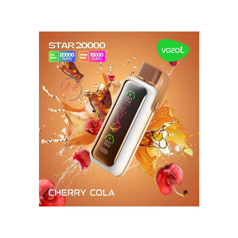 Vozol Star 20000 Puffs LCD Display, Mesh Coil Disposable Vape Pen (8) Vozol Star 20000 Puffs LCD Display, Mesh Coil Disposable Vape Pen (8)