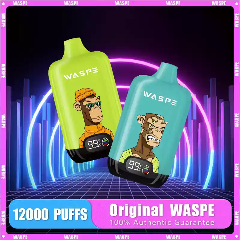 WASPE 12000 Puffs Digital Box Disposable Vape with LCD Display (8) WASPE 12000 Puffs Digital Box Disposable Vape with LCD Display (8)