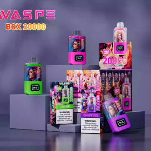 WASPE 20000 boccate di vapore monouso a doppia maglia con display a LED