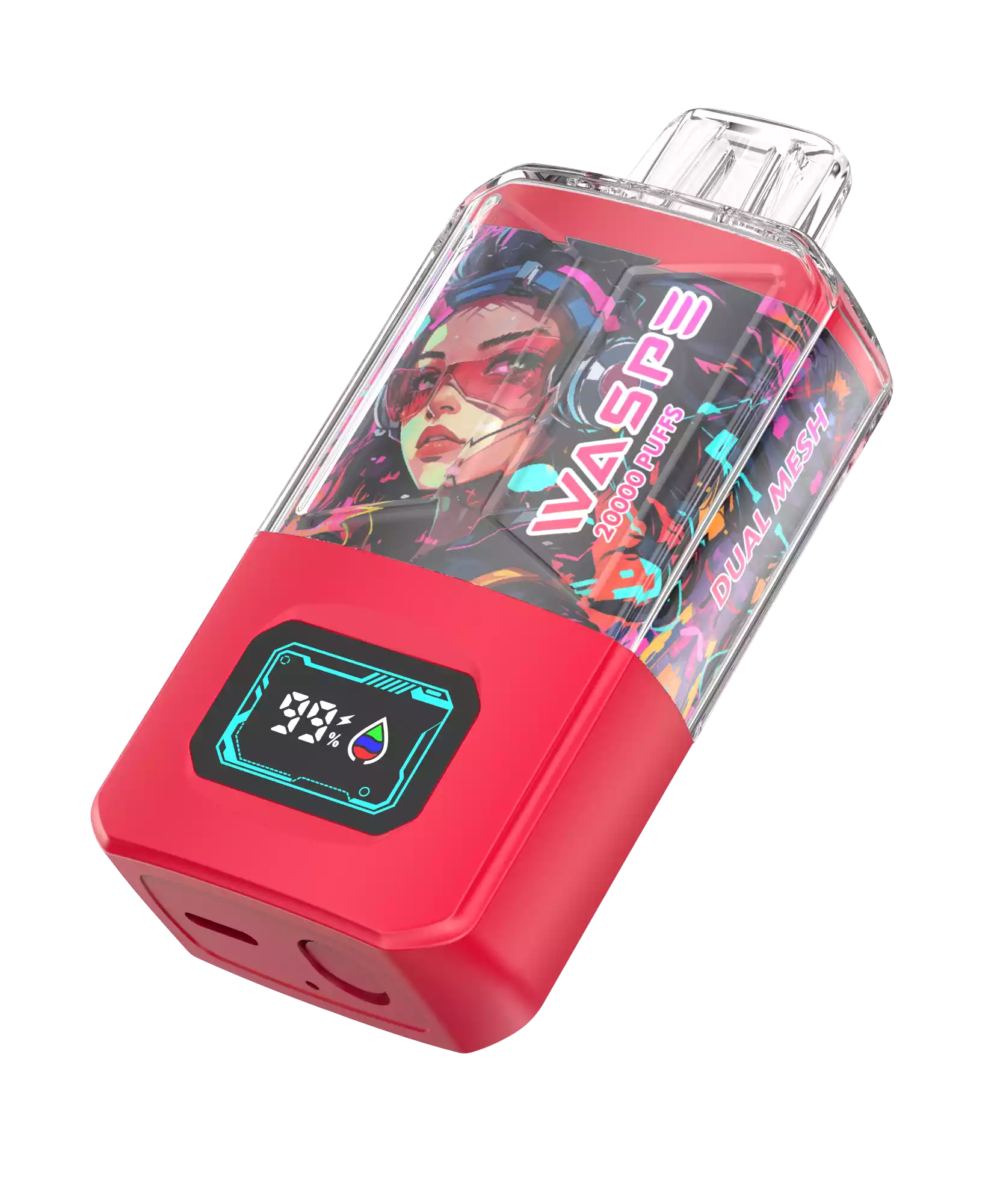 WASPE 20000 Puffs Dual Mesh Box Disposable Vape with LED Display (3) WASPE 20000 Puffs Dual Mesh Box Disposable Vape with LED Display (3)