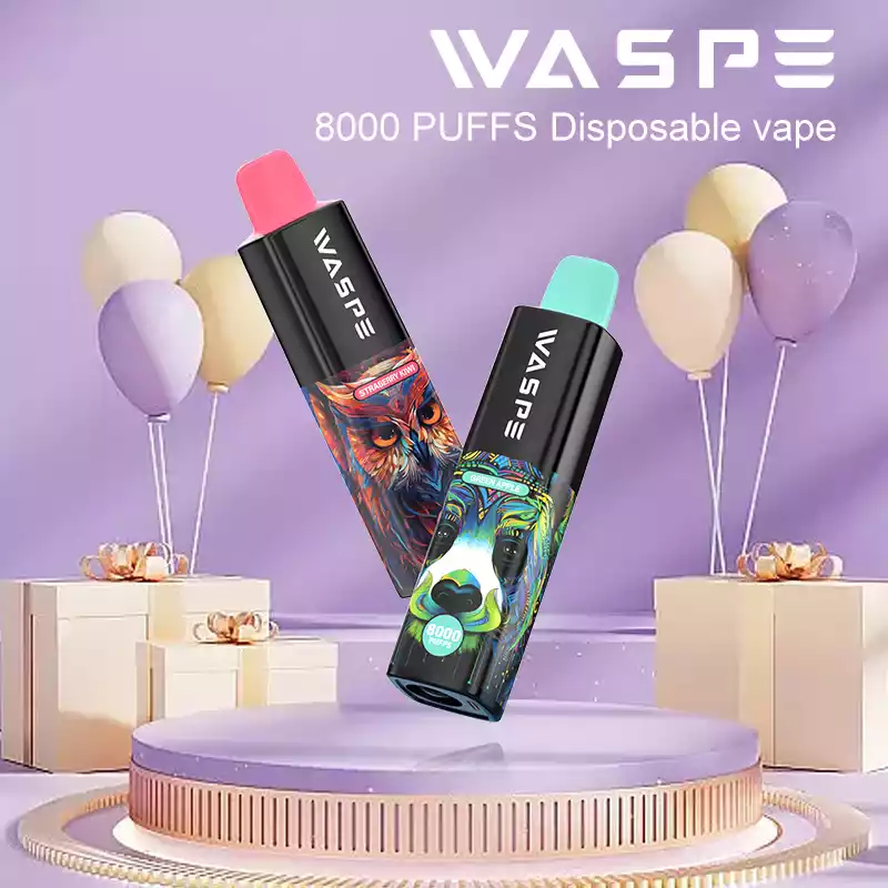 WASPE 8000 Puffs Disposable Vape with Mesh Coil and Premium E-liquid (15) WASPE 8000 Puffs Disposable Vape with Mesh Coil and Premium E-liquid (15)