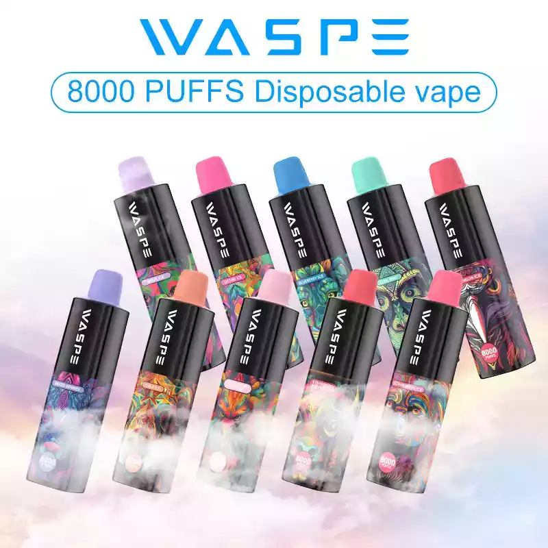 WASPE 8000 Puffs Disposable Vape with Mesh Coil and Premium E-liquid (9) WASPE 8000 Puffs Disposable Vape with Mesh Coil and Premium E-liquid (9)