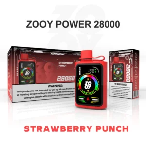 ZOOY POWER 28000 Puffs Smart Display Touch Screen Disposable Vape