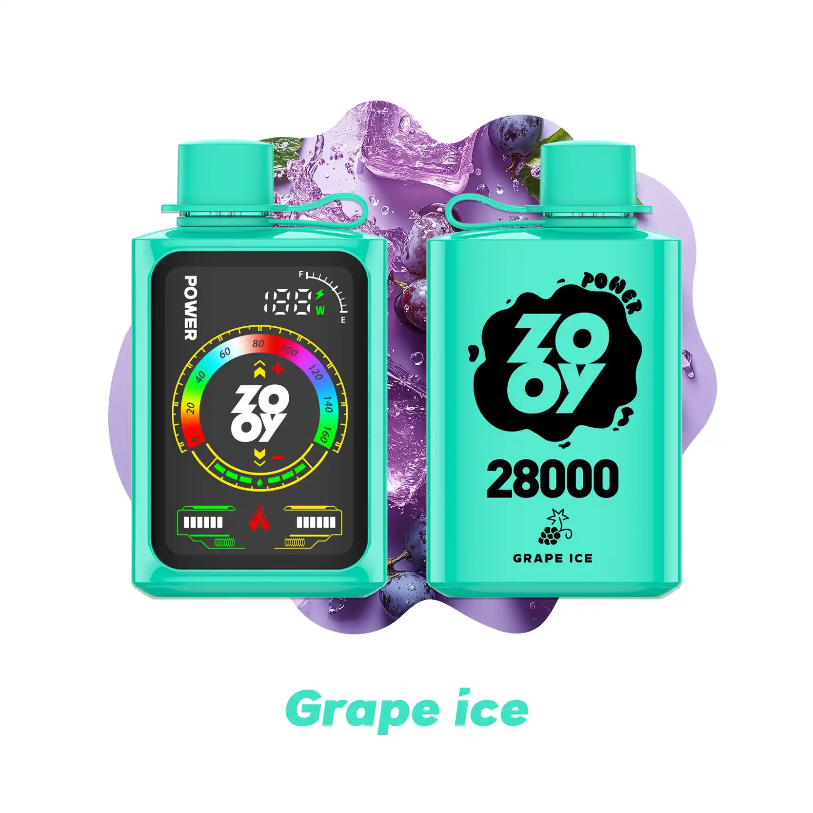 ZOOY POWER 28000 Puffs Smart Display Touch Screen Disposable Vape (15) ZOOY POWER 28000 Puffs Smart Display Touch Screen Disposable Vape (15)