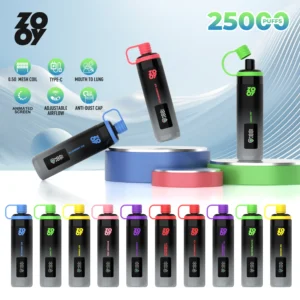 ZOOY SHISHA 25000 Puffs Disposable Vape Long-Lasting with Premium Flavors and Adjustable Airflow