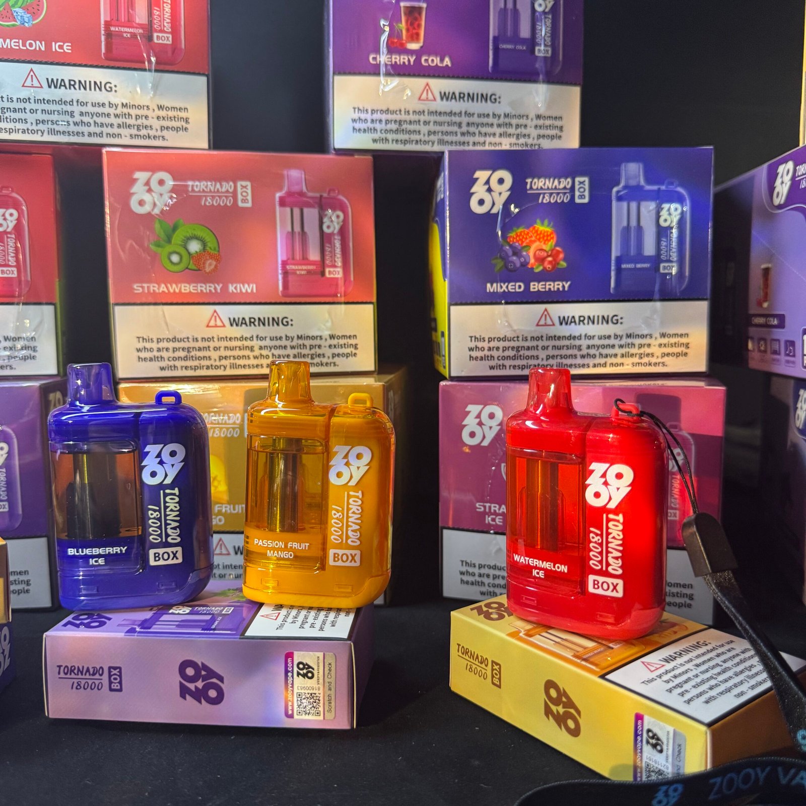 ZOOY Tornado 18000 Puffs Disposable Vape Customizable Draws and Smooth Vaping Experience (3) ZOOY Tornado 18000 Puffs Disposable Vape Customizable Draws and Smooth Vaping Experience (3)