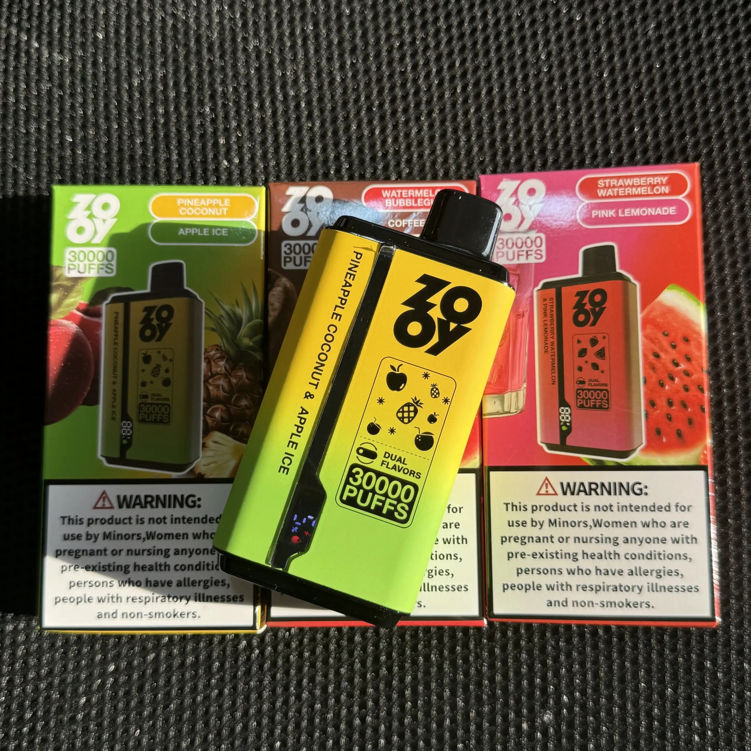 ZOOY Twins 30000 Puffs Disposable Vape Dual Flavor Switching with Smart Display (10) ZOOY Twins 30000 Puffs Disposable Vape Dual Flavor Switching with Smart Display (10)