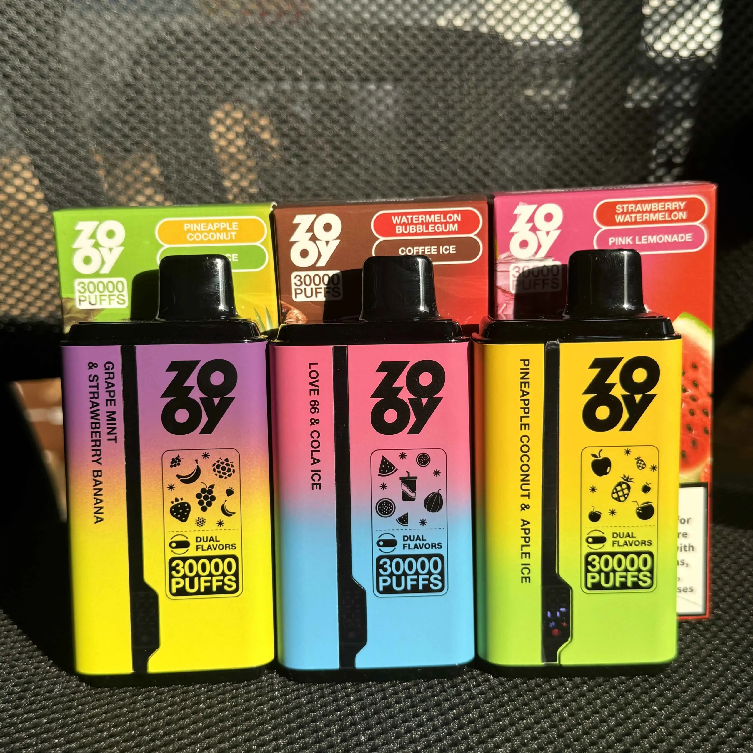 ZOOY Twins 30000 Puffs Disposable Vape Dual Flavor Switching with Smart Display (7) ZOOY Twins 30000 Puffs Disposable Vape Dual Flavor Switching with Smart Display (7)