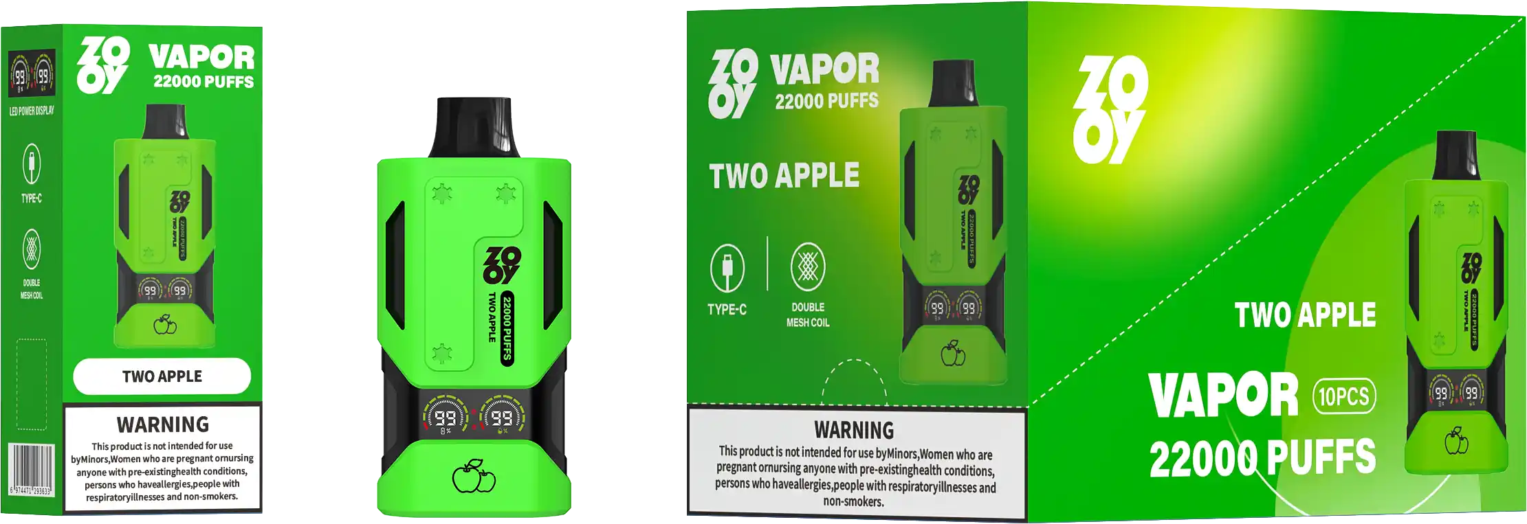 ZOOY Vapor 22000 Puffs Disposable Vape Smart Display & Customizable Airflow for Ultimate Vaping (35) ZOOY Vapor 22000 Puffs Disposable Vape Smart Display & Customizable Airflow for Ultimate Vaping (35)