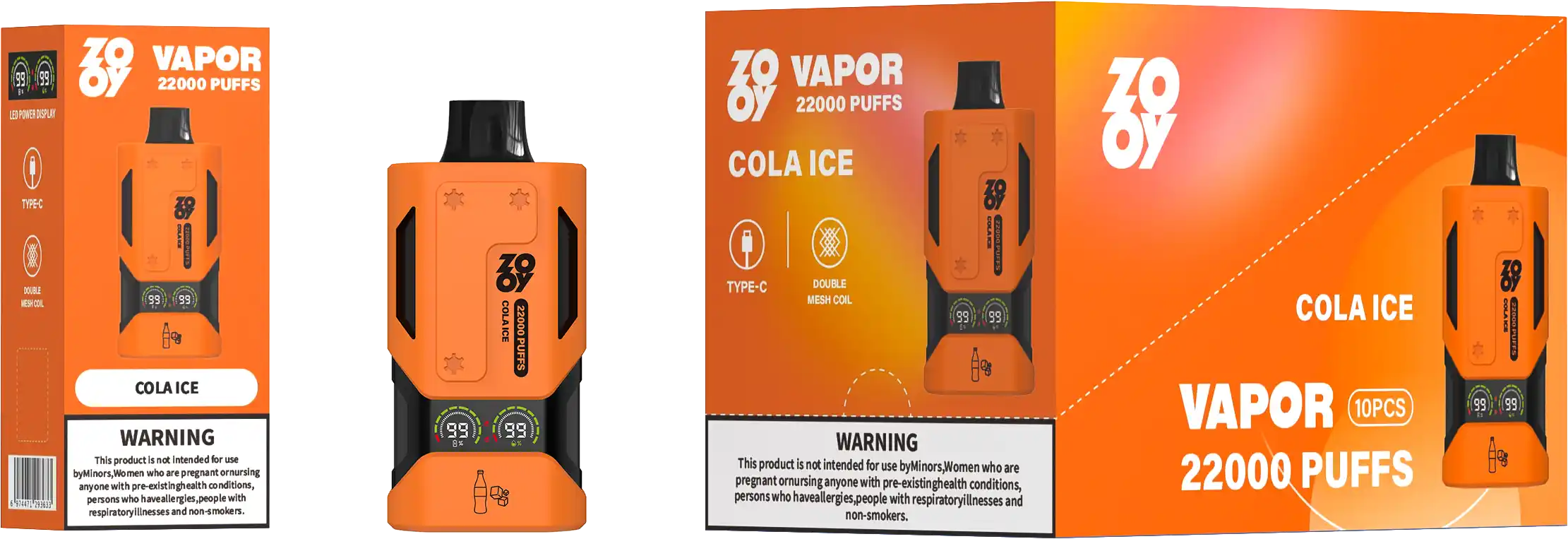 ZOOY Vapor 22000 Puffs Disposable Vape Smart Display & Customizable Airflow for Ultimate Vaping (40) ZOOY Vapor 22000 Puffs Disposable Vape Smart Display & Customizable Airflow for Ultimate Vaping (40)