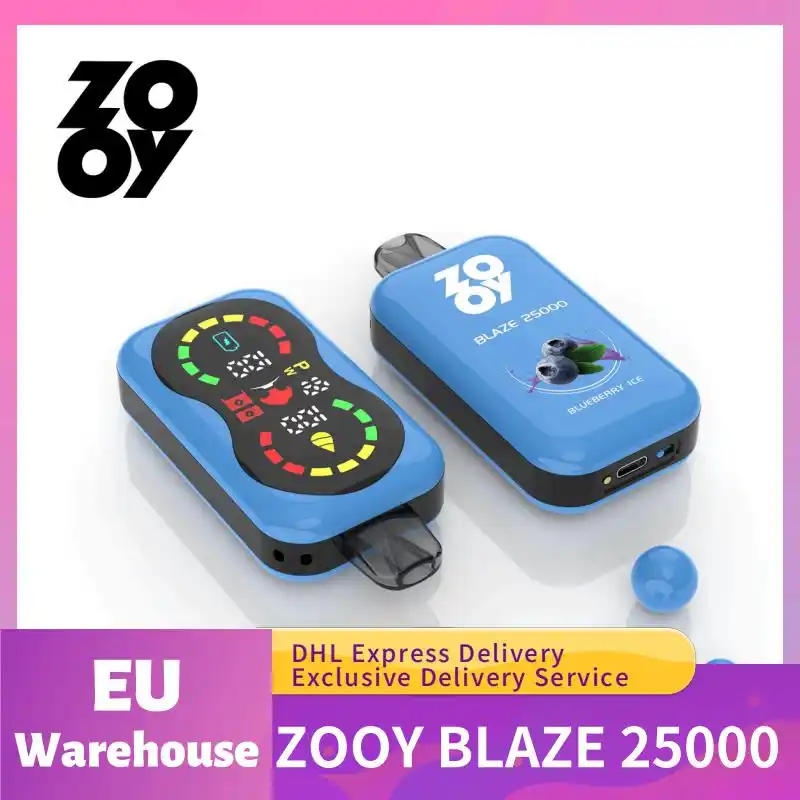 Zooy Blaze 25000 Puffs –Child Lock, LCD Display, Mesh Coil Disposable Vape Pen (14) Zooy Blaze 25000 Puffs –Child Lock, LCD Display, Mesh Coil Disposable Vape Pen (14)