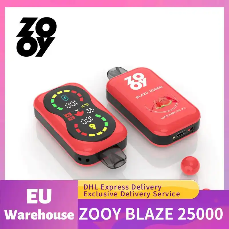 Zooy Blaze 25000 Puffs –Child Lock, LCD Display, Mesh Coil Disposable Vape Pen (19) Zooy Blaze 25000 Puffs –Child Lock, LCD Display, Mesh Coil Disposable Vape Pen (19)