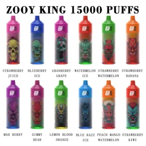 Zooy King 15000 Puffs 2% 5% Nicotine Latest Original Disposable Vape Pen